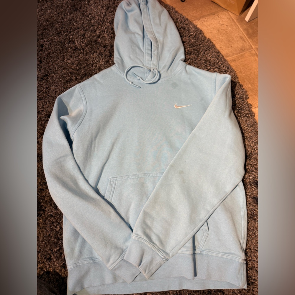 Blue Nike hoodie